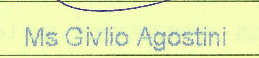 Ms Givlio Agostini